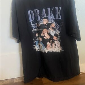 Vintage Drake Gildan Black Graphic Tee